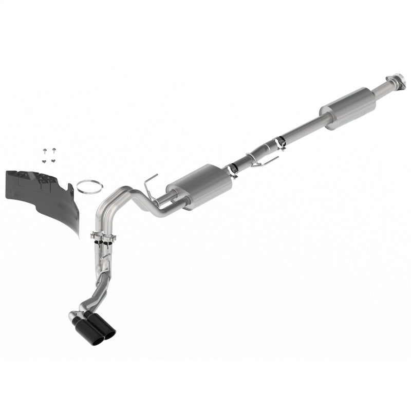 Ford Racing 21-22 F-150 2.7L/3.5L/5.0L Side Exit Sport Exhaust - Black Tips Ford Racing