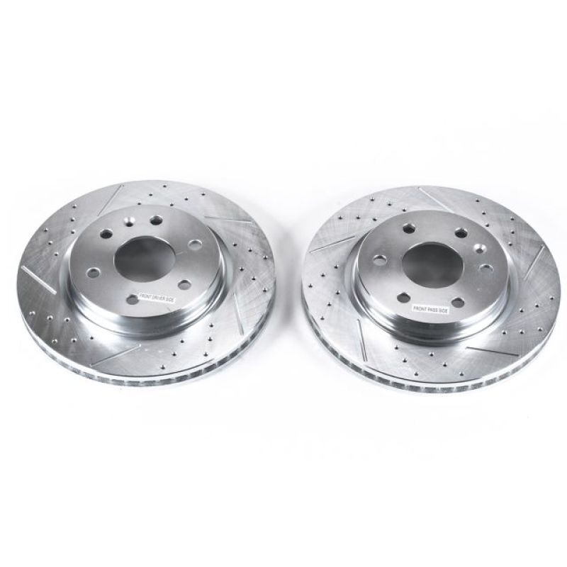Power Stop 08-17 Buick Enclave Front Evolution Drilled & Slotted Rotors - Pair PowerStop