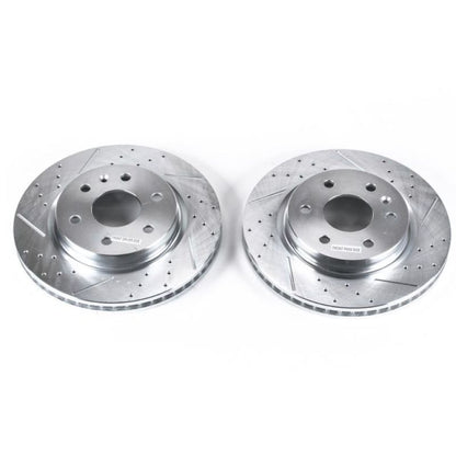 Power Stop 08-17 Buick Enclave Front Evolution Drilled & Slotted Rotors - Pair PowerStop