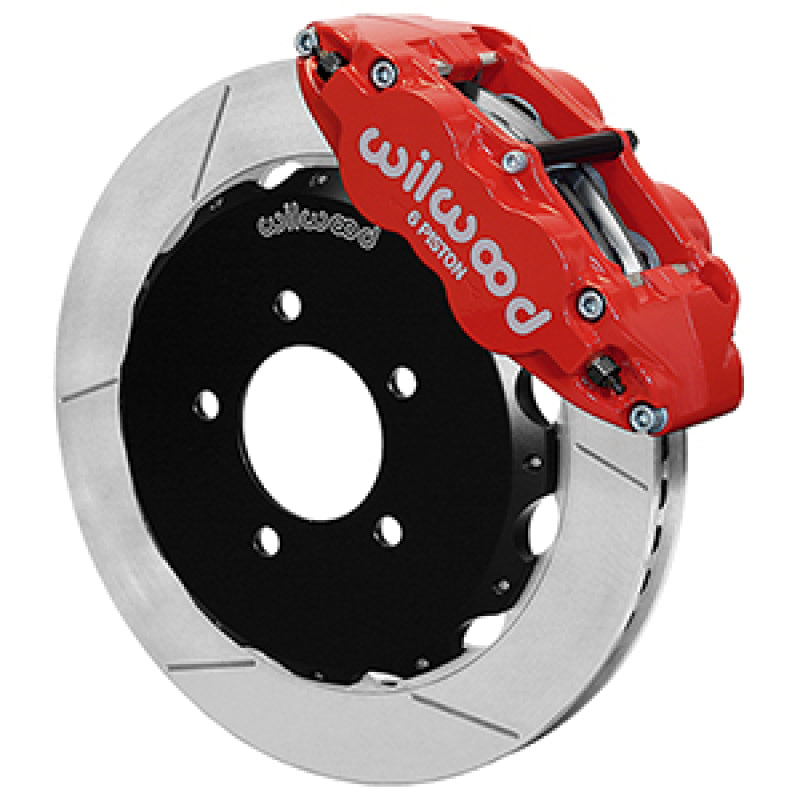 Wilwood 2013+ Honda Civic OEM 57mm Forged Narrow Superlite 6R Big Brake Front Brake Kit - Red Wilwood