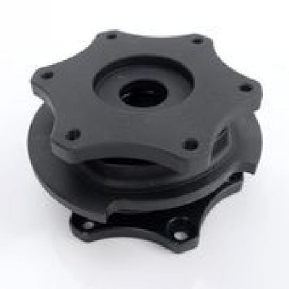 NRG Quick Release SFI SPEC 42.1 - Matte Black Body / Matte Black Ring.