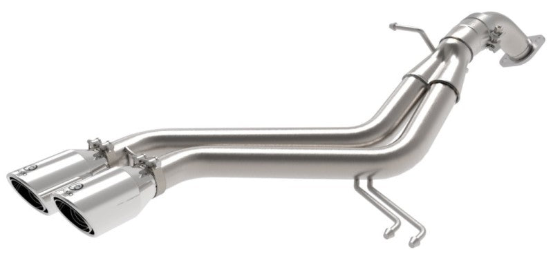 aFe Takeda 13-17 Hyundai Veloster L4-1.6L 2-1/2in 304 SS Axle-Back Exhaust w/ Polished Tips - eliteracefab.com