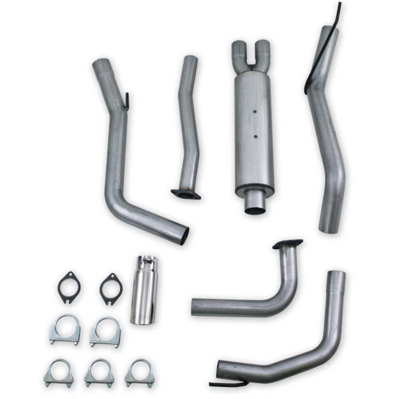 MBRP 05-11 Nissan Frontier 4.0L V6 Single Side Aluminum Cat Back Exhaust - eliteracefab.com