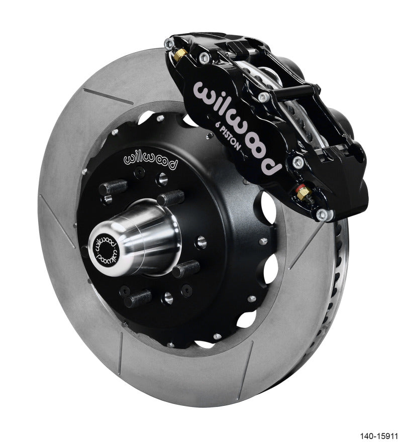 Wilwood Narrow Superlite 6R Front Big Brake Kit 14.00in GT competition Series Rotor - Black Wilwood