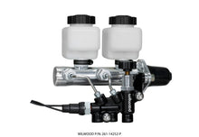 Load image into Gallery viewer, Wilwood Tandem Remote M/C Kit w L/H Brkt &amp; Prop Valve - 1 1/8in Bore Ball Burnished Wilwood