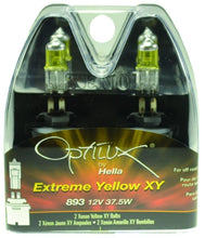 Load image into Gallery viewer, Hella Optilux 893 12V 37.5W Extreme Yellow Bulbs (Pair)