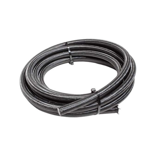 Snow Performance 10AN Braided Stainless PTFE Hose - 15Ft Black - SNF-60115B
