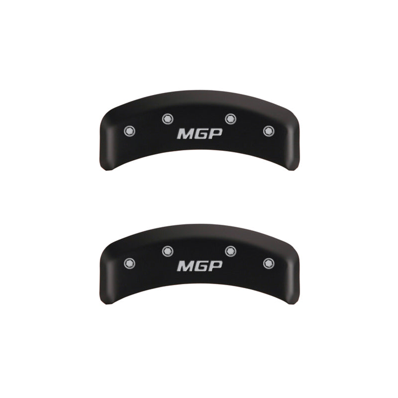 MGP 4 Caliper Covers Engraved Front & Rear MGP Red finish silver ch MGP