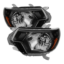 Load image into Gallery viewer, Xtune Toyota Tacoma 2012-2015 OEM Style Headlights Black HD-JH-TTA12-AM-BK - eliteracefab.com