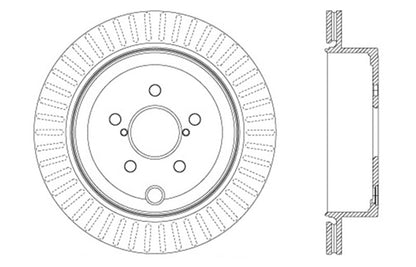 StopTech Slotted & Drilled Sport Brake Rotor - eliteracefab.com
