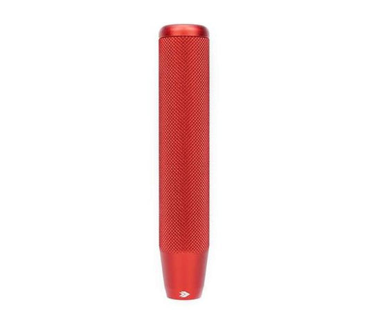 NRG Innovations Hidden Gem Knurled Long Shift Knob - 175mm - Red - SK-810RD