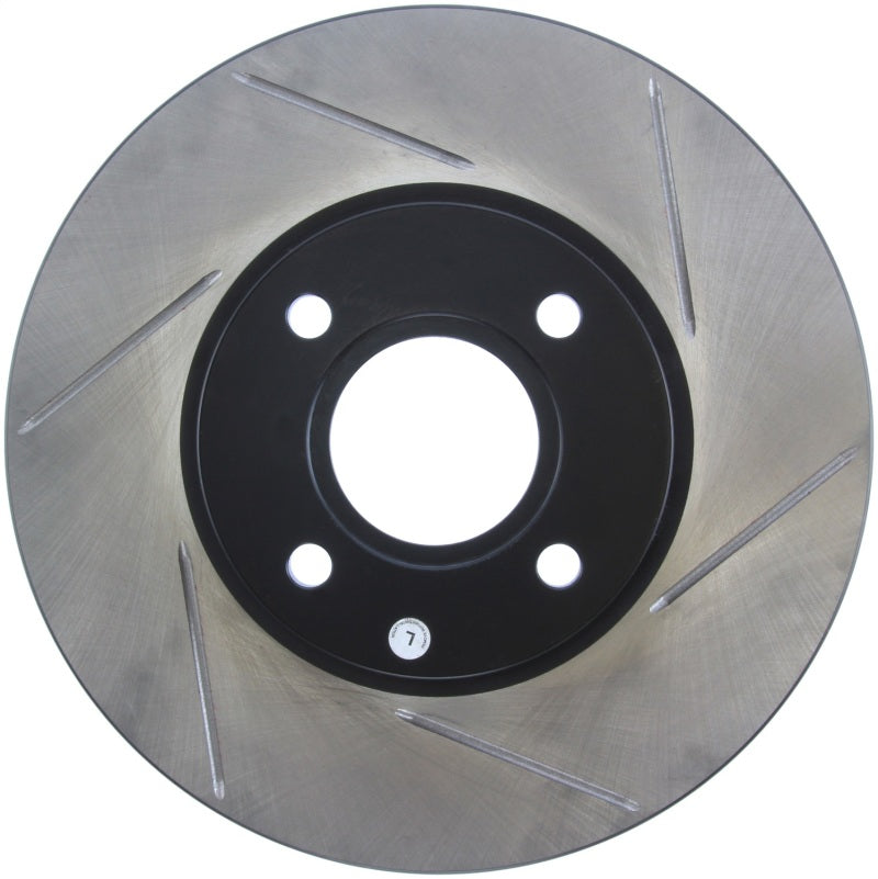 StopTech 2014 Ford Fiesta Left Front Disc Slotted Brake Rotor - eliteracefab.com