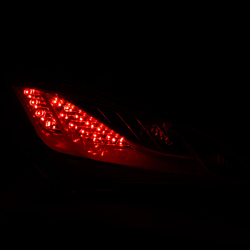 ANZO 2010-2013 Hyundai Genesis LED Taillights Smoke - eliteracefab.com