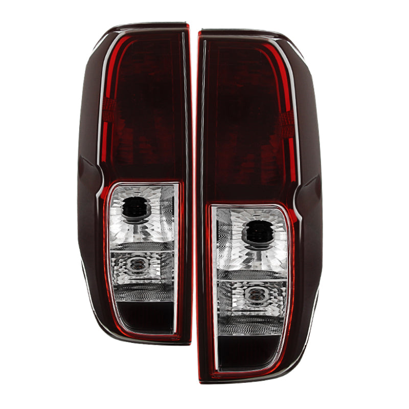 Xtune Nissan Frontier 05-13 OEM Style Tail Lights Red Smoked ALT-JH-NF05-OE-RSM - eliteracefab.com