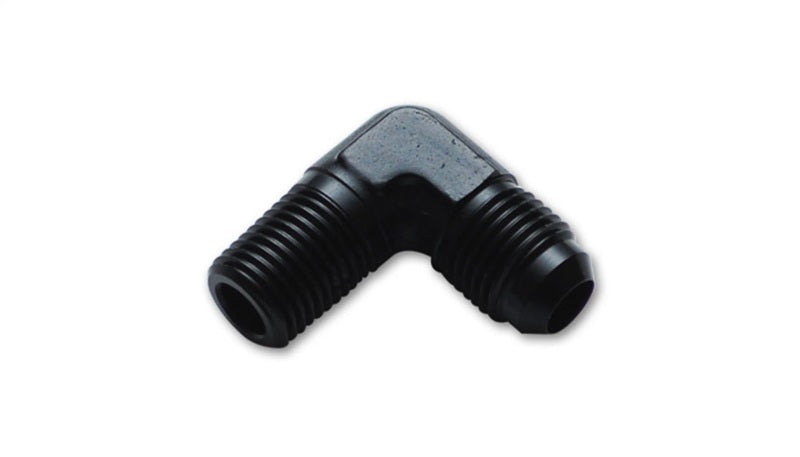 Vibrant -6AN to 1/4in NPT 90 Degree Elbow Adapter Fitting - eliteracefab.com