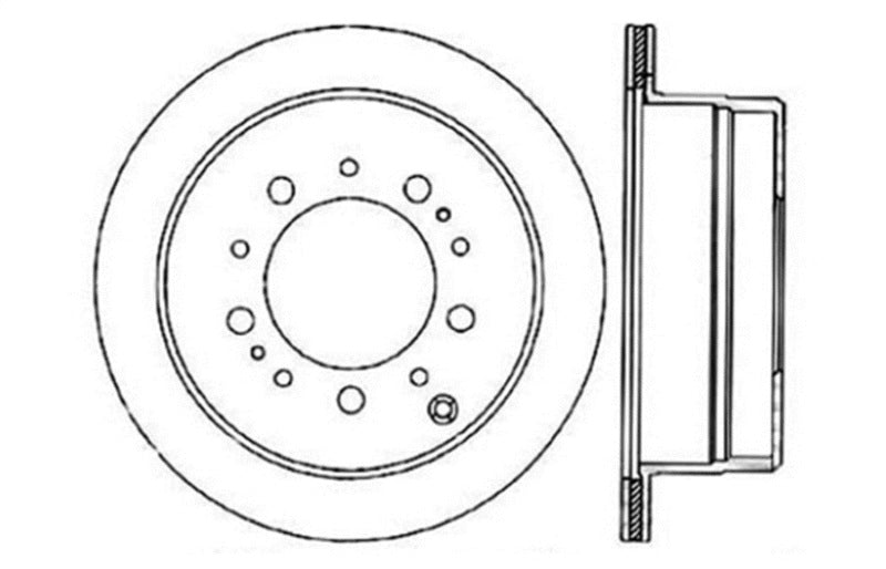 StopTech Slotted & Drilled Sport Brake Rotor Stoptech