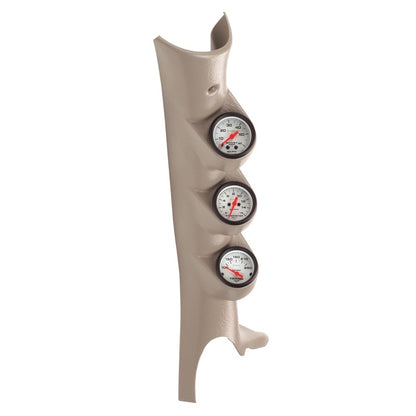 Autometer 03-09 Dodge Ram Taupe Triple Pillar Phantom Gauge Kit 7098