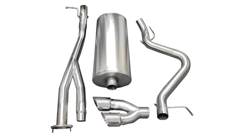 Corsa 03-06 Chevrolet Silverado Short Bed SS 6.0L V8 Polished Sport Cat-Back Exhaust - eliteracefab.com