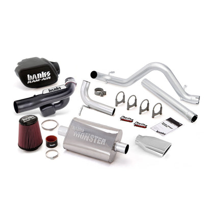 Banks Power 12-15 Jeep 3.6L Wrangler 4dr Stinger Sys (no AutoMind) - SS Single Exh w/ Chrome Tip Banks Power