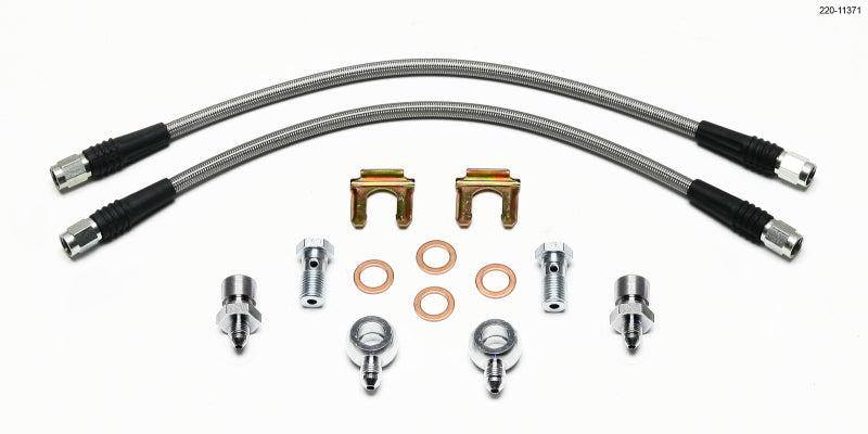 Wilwood Flexline Kit D52 Caliper 14in w/ Banjo 7/16-20 - eliteracefab.com