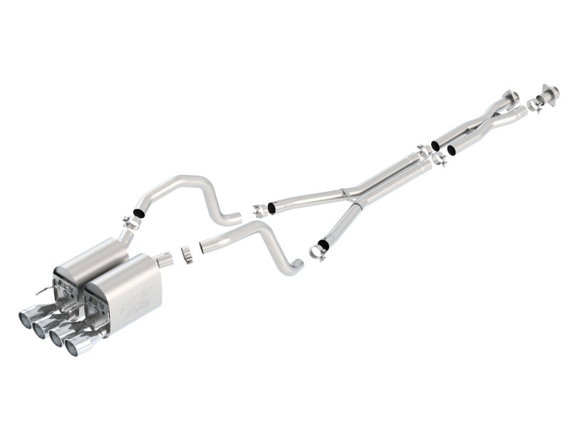 Borla 05-08 Chevrolet Corvette Coupe/Convertible 2dr 6.2L 8cyl AT/MT 6spd ATAK SS Catback Exhaust - eliteracefab.com