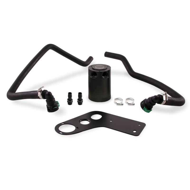 Mishimoto 2015+ Ford Mustang GT Baffled Oil Catch Can Kit - Black - eliteracefab.com