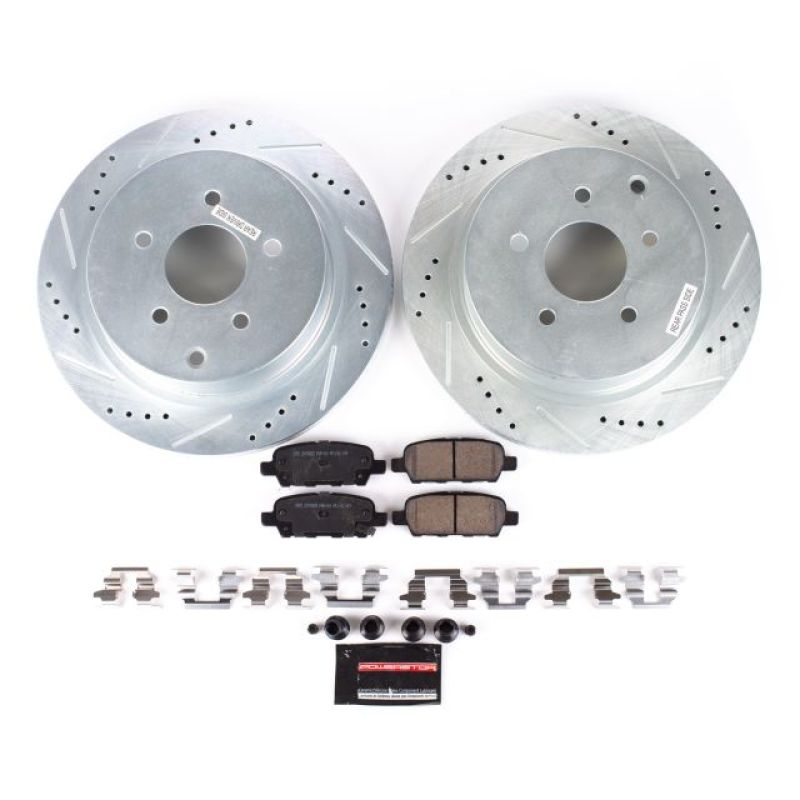 Power Stop 03-12 Infiniti FX35 Rear Z23 Evolution Sport Brake Kit - eliteracefab.com