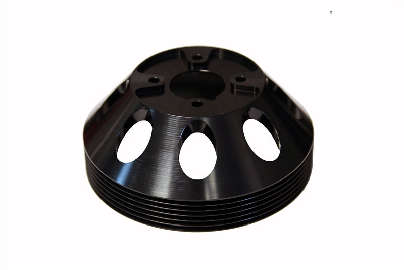 Torque Solution Lightweight Water Pump Pulley (Black): Hyundai Genesis Coupe 3.8 2010+ Torque Solution