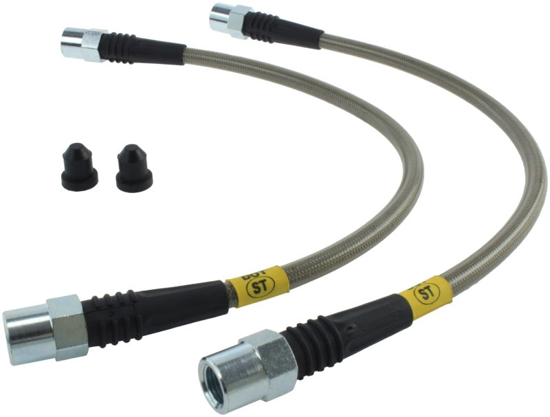 StopTech 09-11 Audi A6 Quattro / 07-11 S6 Front Stainless Steel Brake Line Kit - eliteracefab.com