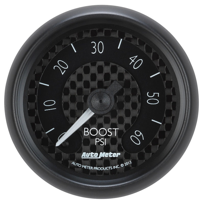 Autometer GT Series 52mm Mechanical 0-60 psi Boost Gauge 8005