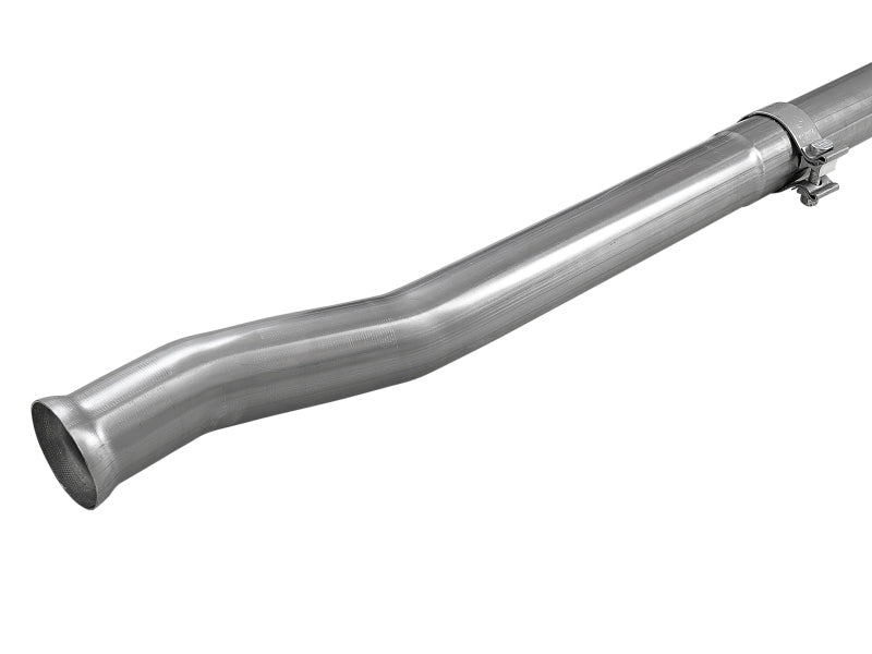 aFe MACH Force-Xp 2-1/2in 409 Stainless Steel Mid-Pipe w/Resonator Delete 18+ Jeep Wrangler JL 3.6L - eliteracefab.com