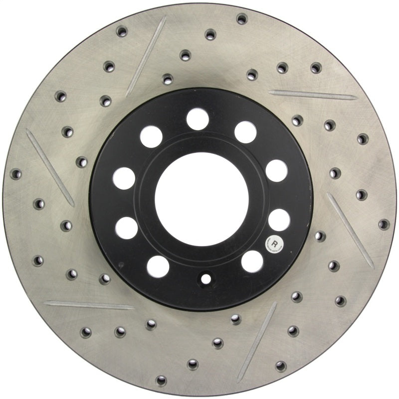 StopTech Slotted & Drilled Sport Brake Rotor - eliteracefab.com