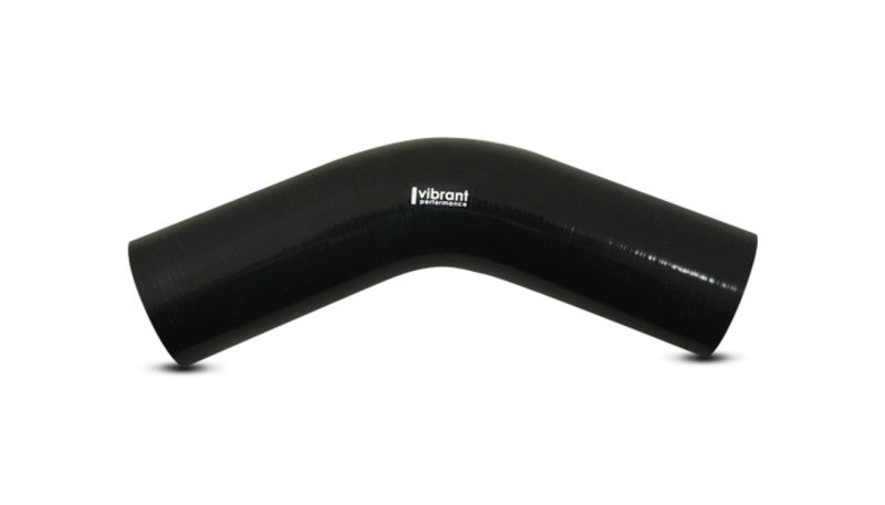 Vibrant Performance 45 Degree Elbow, 2.375in ID x 5.00in Leg Length - Black, Custom Automotive Fabrication, for Custom Builds - Part 27909