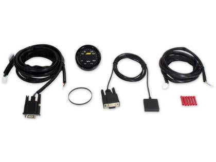 AEM X-Series 0-160 MPH Black Bezel w/ Black Face GPS Speedometer Gauge.