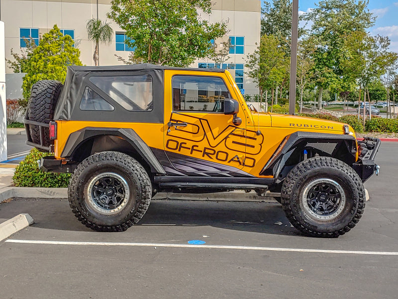 DV8 Offroad 2007-2018 Jeep Wrangler Armor Fenders - eliteracefab.com