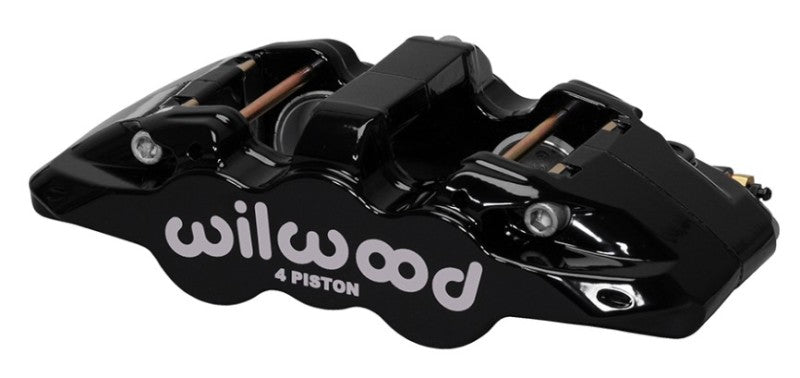 Wilwood Caliper-Aero4-R/H - Black 1.88/1.62in Pistons 1.25in Disc Wilwood