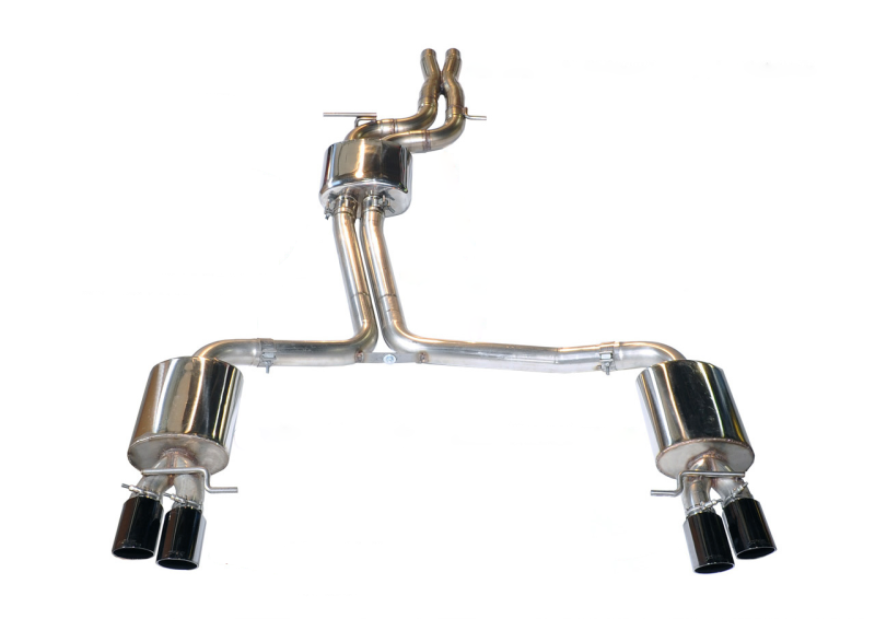 AWE Tuning Audi B8 S5 4.2L Touring Edition Exhaust System - Diamond Black Tips AWE Tuning