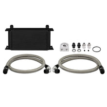 Load image into Gallery viewer, Mishimoto Universal 19 Row Oil Cooler Kit - Black - eliteracefab.com