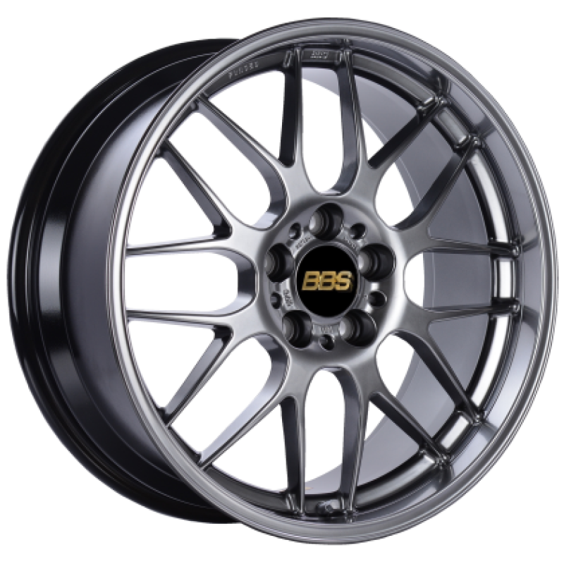 BBS RG-R 19x8 5x114.3 ET42 Diamond Black Wheel -82mm PFS/Clip Required BBS