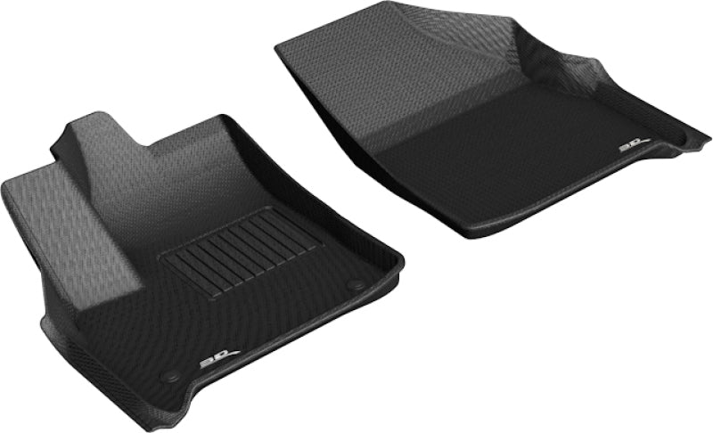 3D MAXpider L1CH08611509 2018-2020 Chevrolet Traverse Kagu 1st Row Floormat - Black 3D MAXpider