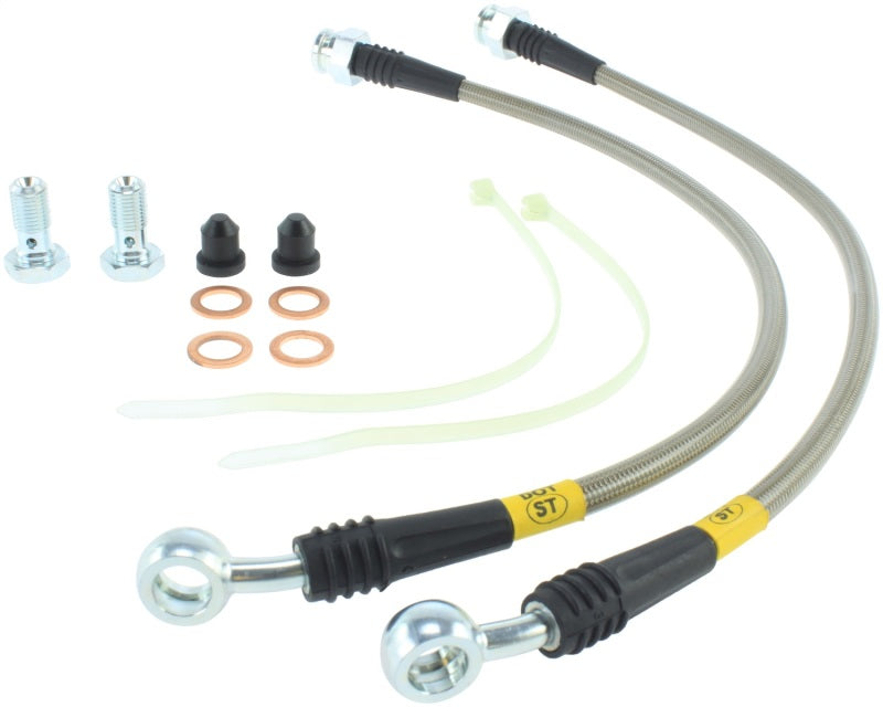 STOPTECH 05-10 JEEP GRAND CHEROKEE STAINLESS STEEL FRONT BRAKE LINES, 950.58000 - eliteracefab.com