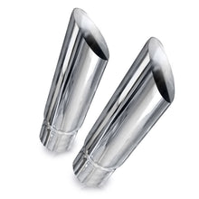 Load image into Gallery viewer, Stainless Works Slash Cut Exhaust Tips 2.25in ID Inlet