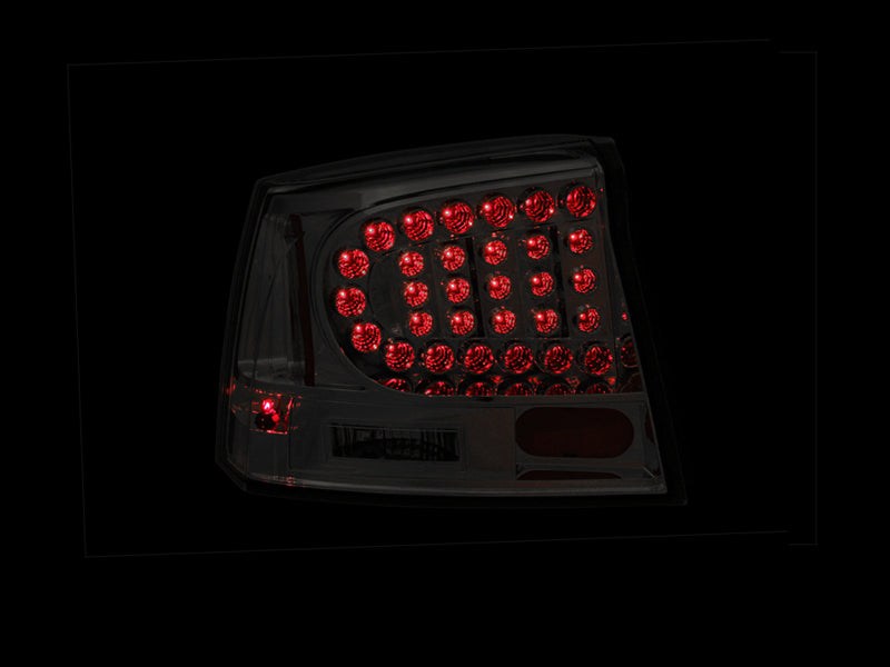 ANZO USA Dodge Charger Led Taillights Black; 2006-2008 - eliteracefab.com