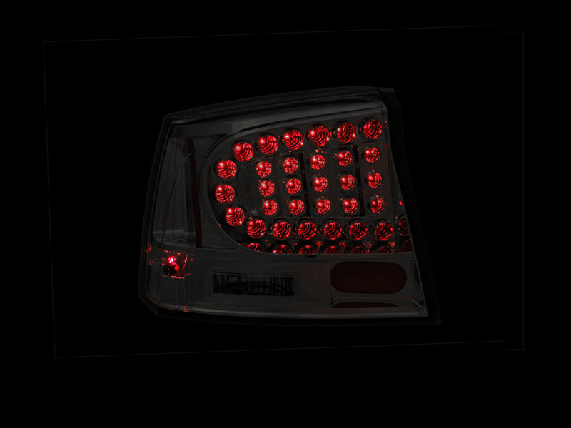 ANZO USA Dodge Charger Led Taillights Dark Smoke; 2006-2008 - eliteracefab.com