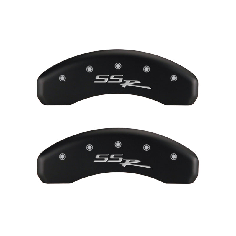 MGP 4 Caliper Covers Engraved Front & Rear SSR Red finish silver ch MGP