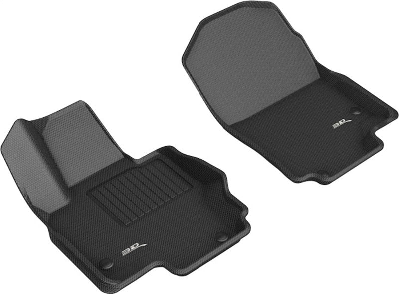 3D MAXpider L1MB11811509 20-21 Mercedes GLS-Class (w/ Executive Rear Seat Package) Kagu 1st Row Floormats - Black 3D MAXpider