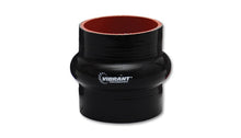 Load image into Gallery viewer, Vibrant 4 Ply Reinforced Silicone Hump Hose Connector - 4in I.D. x 3in long (BLACK) - eliteracefab.com