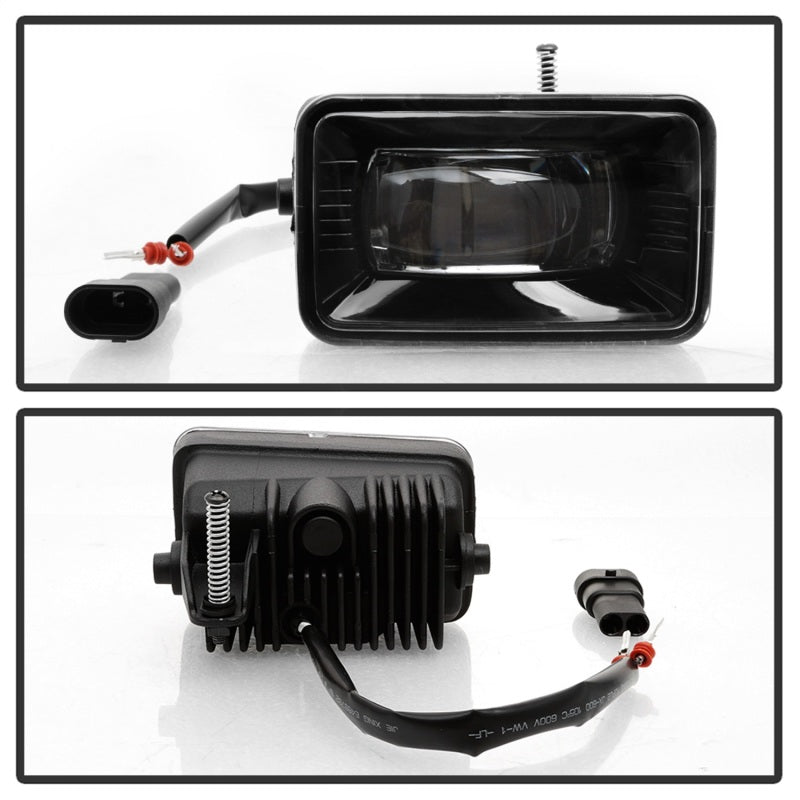 Spyder 15-18 Ford F-150 / 17-18 Ford F-250/F-350 Full LED Fog Lights - w/o Switch (FL-LED-PRO-4) - eliteracefab.com