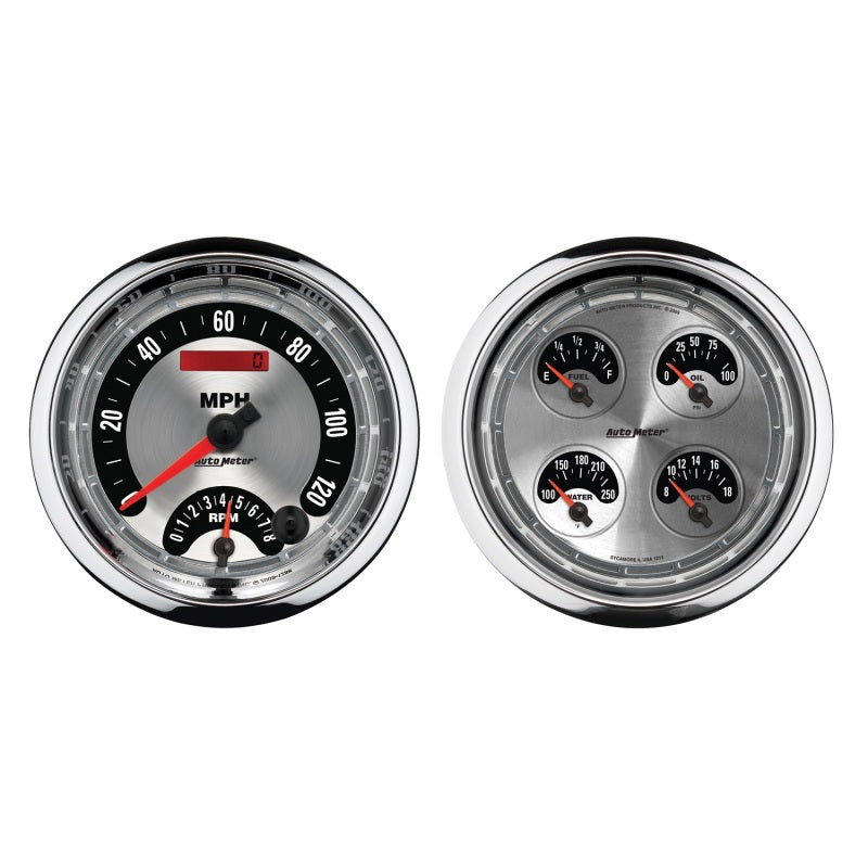 Autometer 5inch Kit Box - Tach Speedo Combo / Oil Pressure / Water Temp / Volt / Fuel Leve 1205