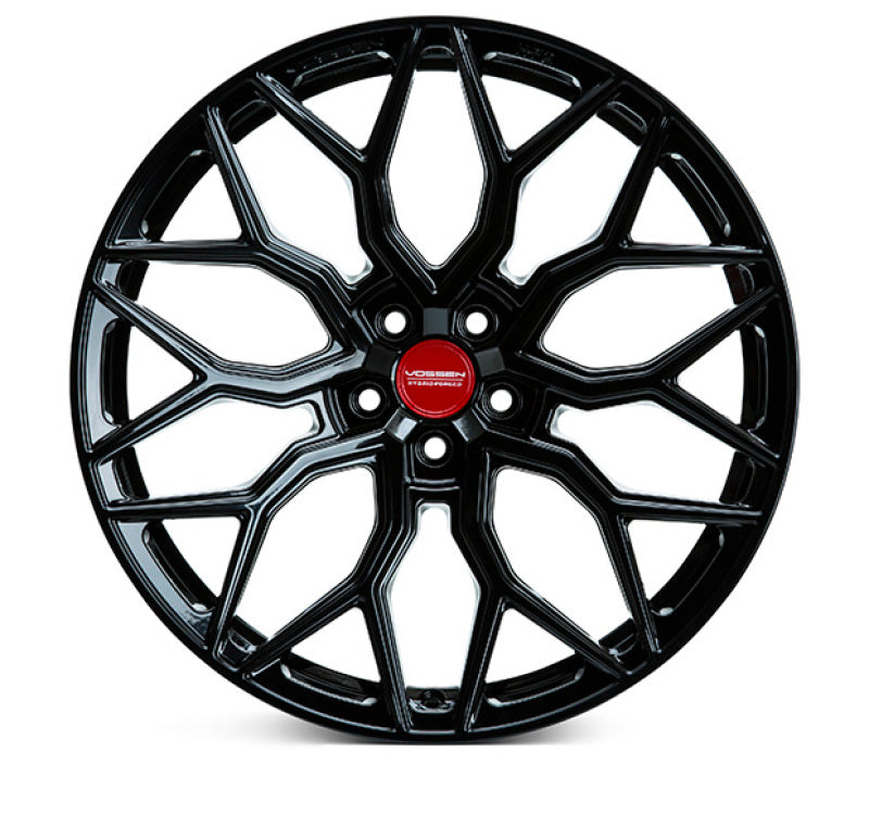 Vossen HF-2 20x9 / 5x120 / ET35 / Flat Face / 66.9 - Gloss Black - eliteracefab.com